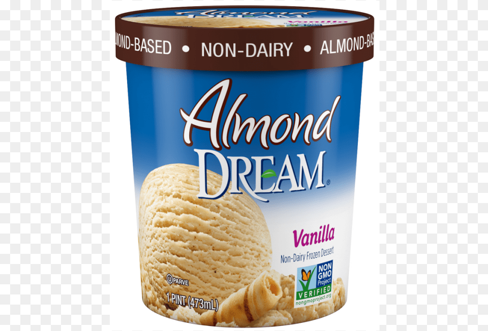 Almond Milk Ice Cream Vanilla, Dessert, Food, Ice Cream, Bottle Free Png