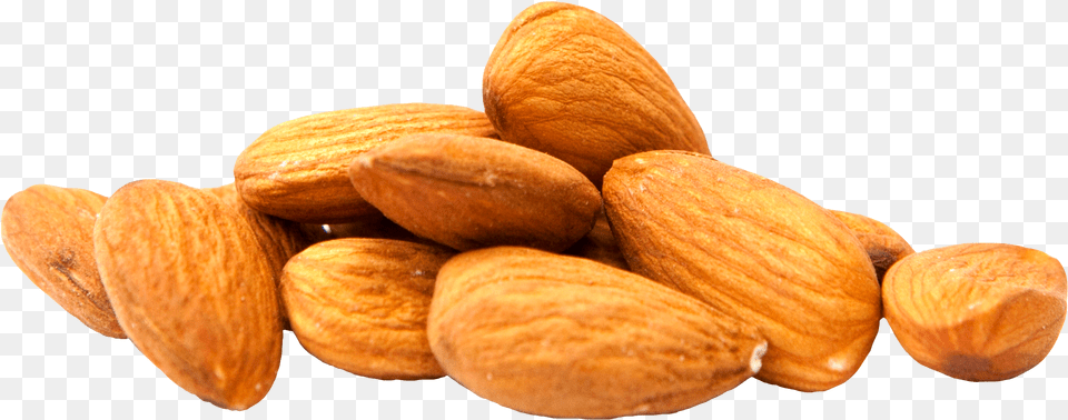 Almond Milk Nut Clip Art Almonds Transparent, Food, Grain, Produce, Seed Png Image