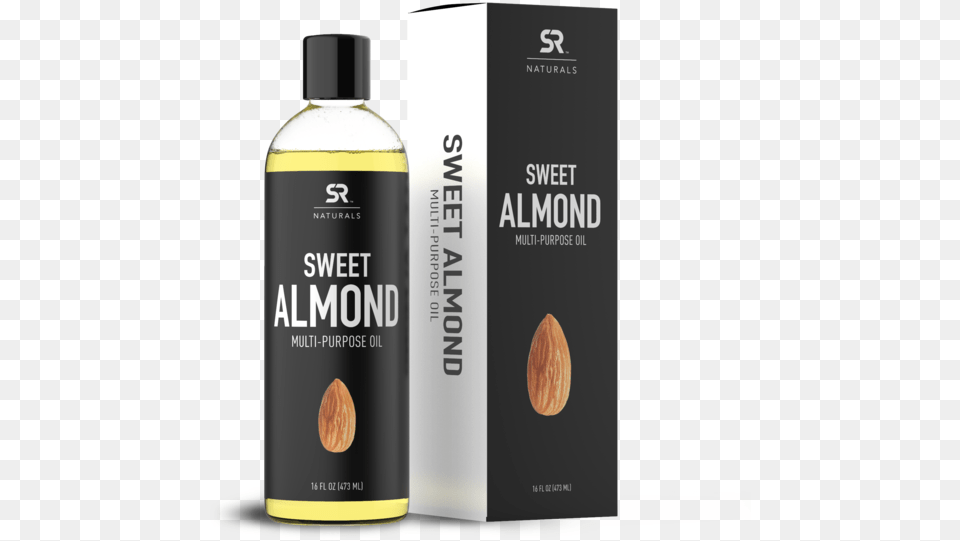 Almond Oil Cosmetics, Bottle, Food, Produce, Grain Png Image