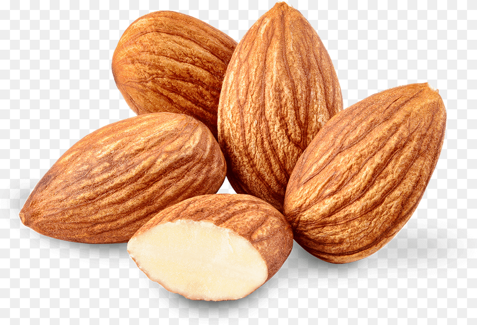Almond Oil Nut Almond Oil Food Transparent Almond, Grain, Produce, Seed, Bread Png