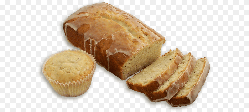 Almond Poppy Seed Dessert Bread Potato Bread, Food, Sandwich, Bread Loaf Png Image