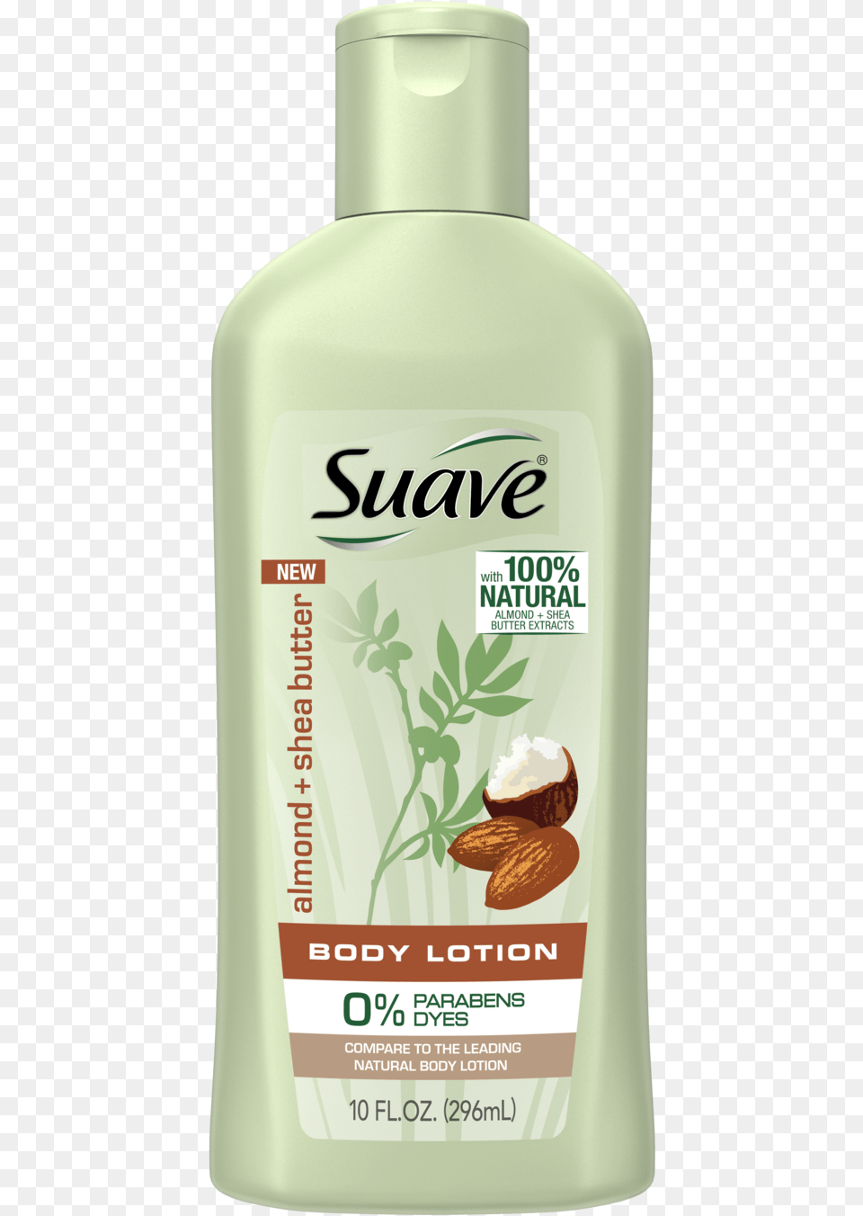 Almond Shea Butter Body Lotion 10oz Suave Body Lotion Almond And Shea Butter, Bottle, Shampoo, Cosmetics, Perfume Free Png Download