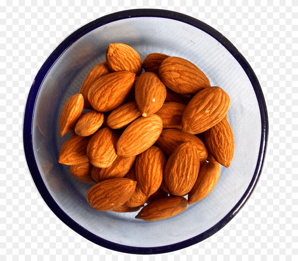 Almonds Almond, Food, Grain, Plate Png