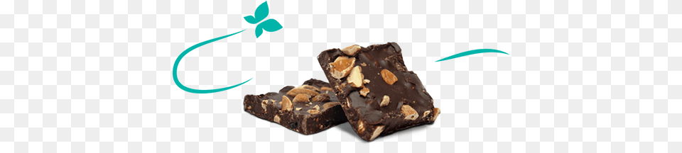 Almonds Berries Matcha Organic Dark Chocolate Bark Chocolate, Dessert, Food, Fudge, Sweets Free Png