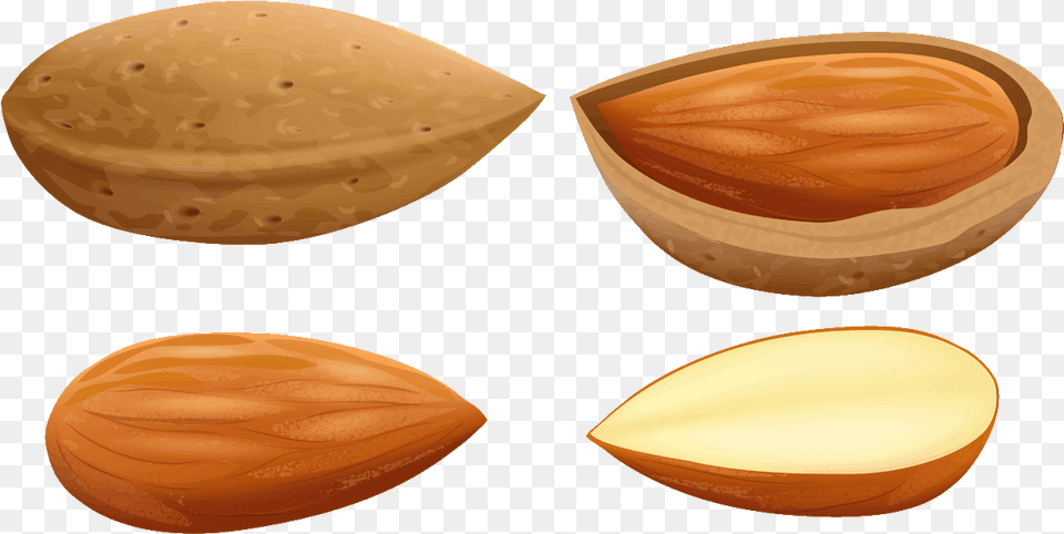 Almonds Clipart, Food, Produce, Almond, Grain Png
