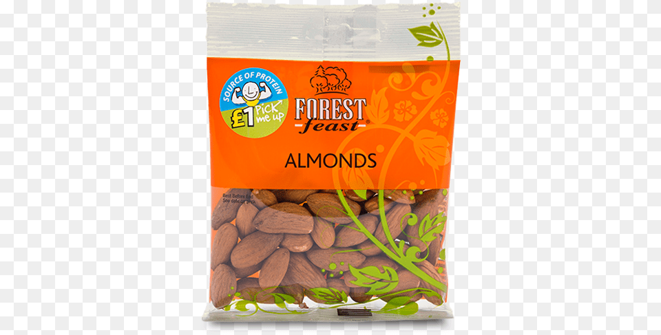 Almonds Forest Feast Almond, Food, Produce, Grain, Seed Free Png Download