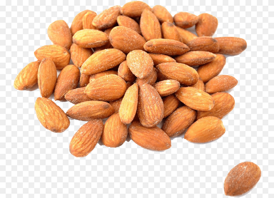 Almonds Free Badam Roasted Amp Salted, Almond, Food, Grain, Produce Png