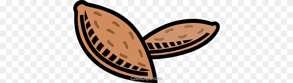 Almonds Royalty Vector Clip Art Illustration, Food, Produce, Grain, Smoke Pipe Png Image
