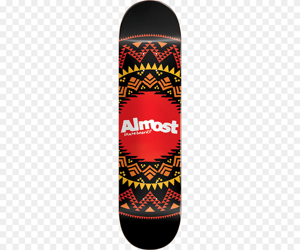Almost Blk Geo Aztec Hyb, Skateboard Free Png Download