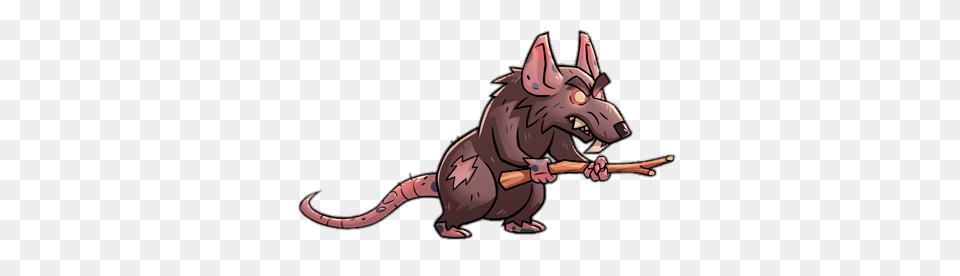 Almost A Hero Character Rat Holding A Stick, Animal, Mammal, Baby, Person Free Transparent Png