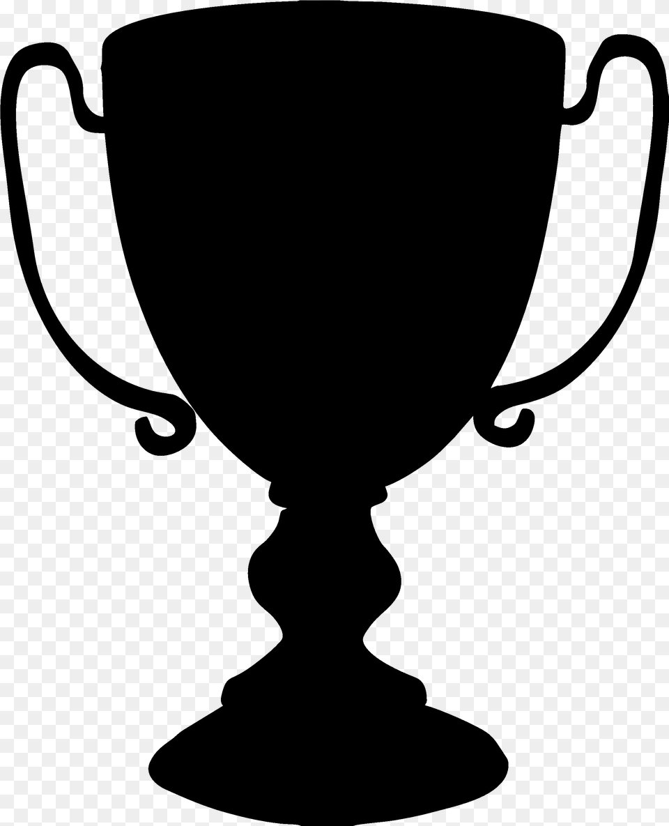 Almost There Trophy Clip Art Black, Gray Free Transparent Png