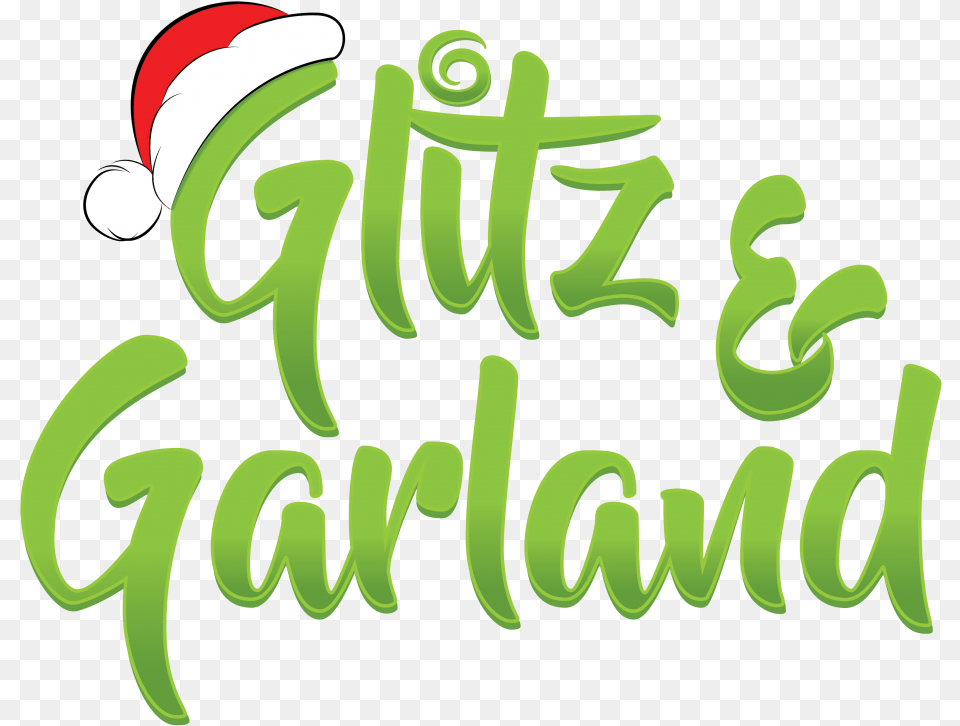 Almost Time For Glitz Amp Garland Again Logo, Green, Text Free Transparent Png