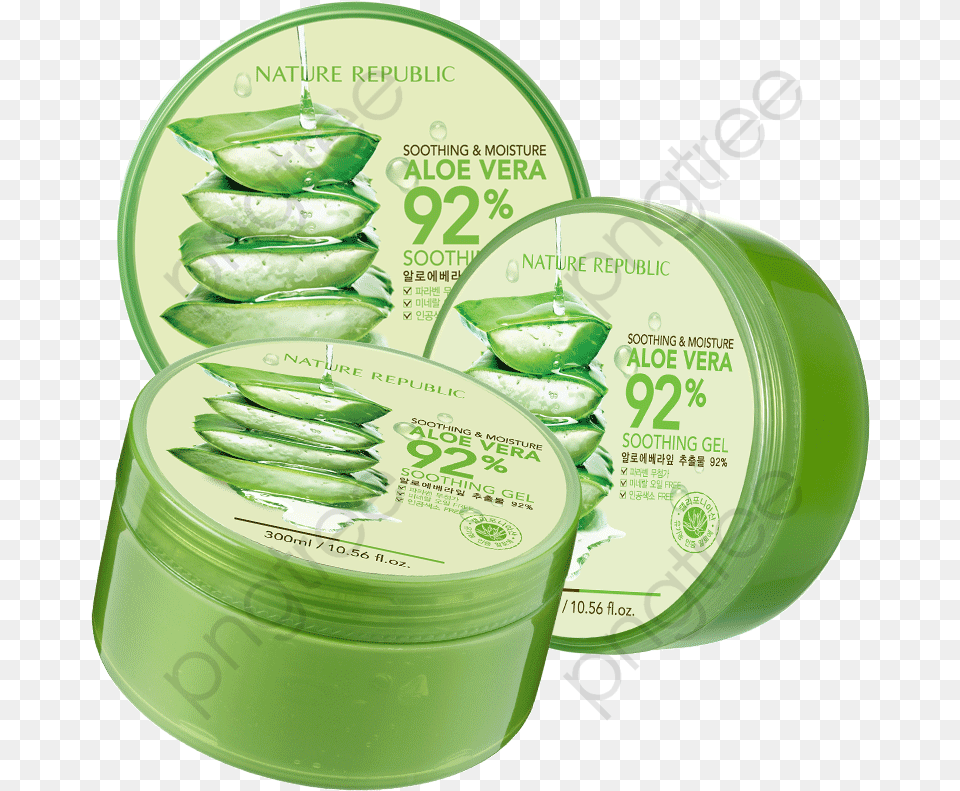 Aloe Vera Gel Nature Republic Aloe Vera Made In Korea, Herbal, Herbs, Plant, Bottle Png