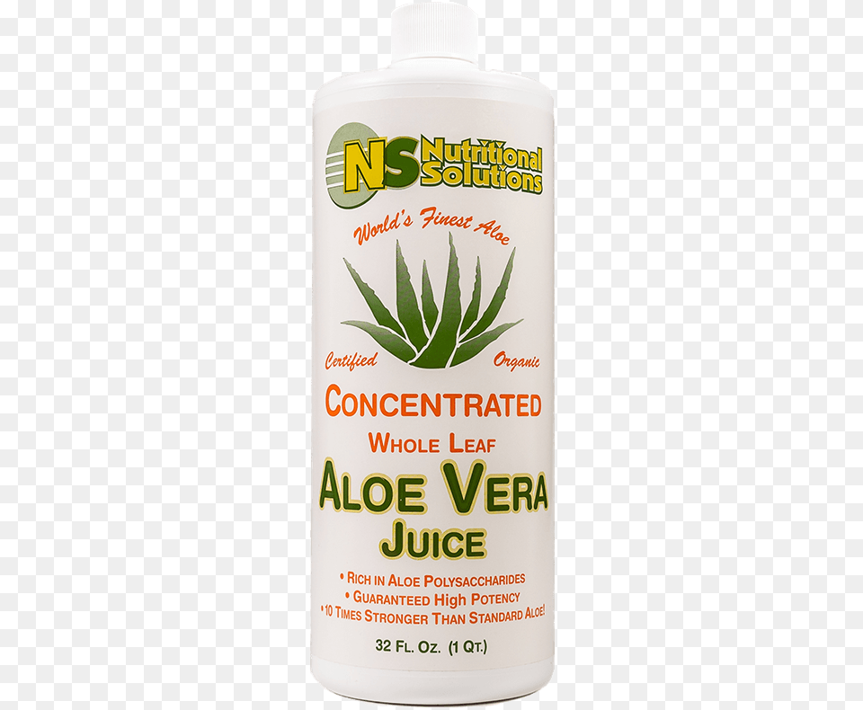 Aloe Vera Juice Concentrate 32 Fl Natural Foods, Herbal, Herbs, Plant, Bottle Png Image
