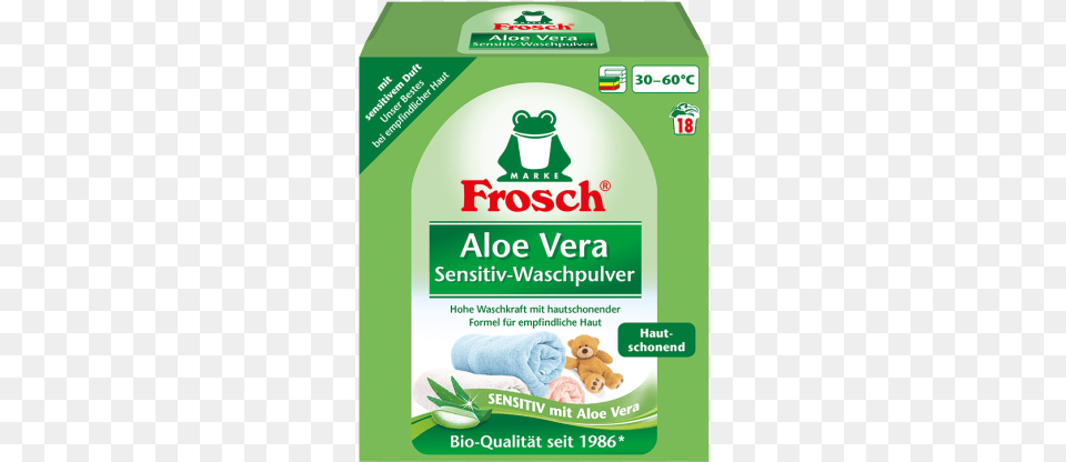 Aloe Vera Sensitiv Powder Frosch, Advertisement, Poster, Teddy Bear, Toy Png Image