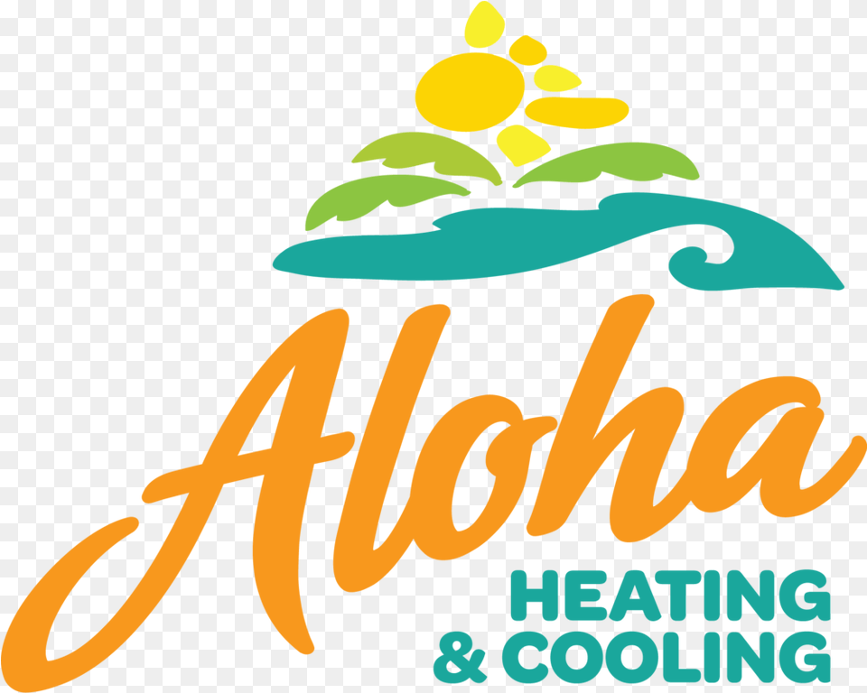 Aloha Heating Cooling Website Launch Tropical, Advertisement, Poster Free Png