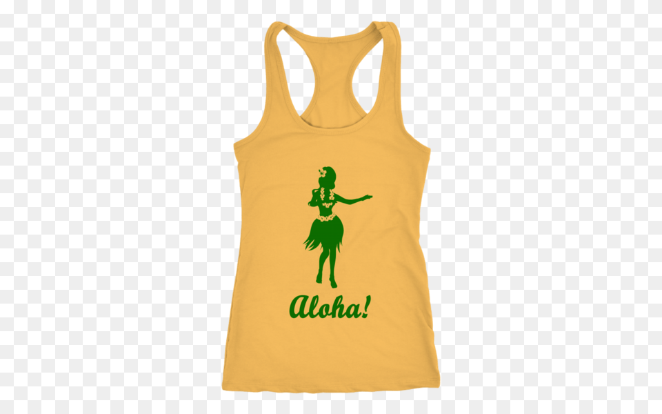 Aloha Hula Girl Top Avalon Bay Shirt Company, Clothing, Tank Top, Adult, Female Free Png