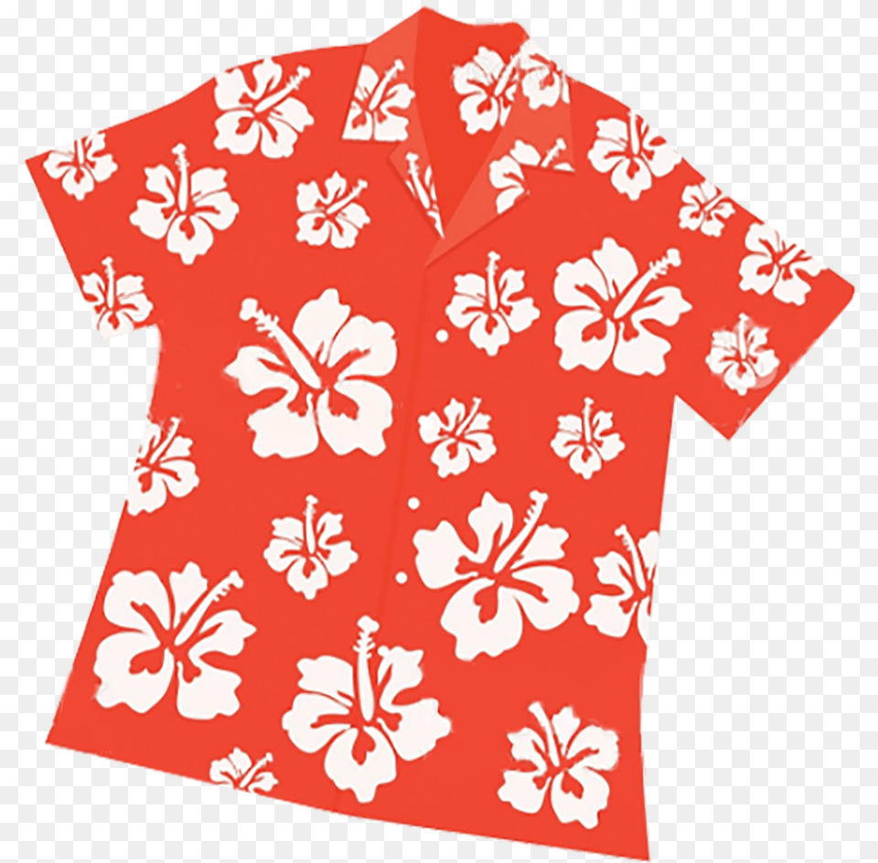 Aloha Retro Hawaiian Vintage Travel Art Print Poster Transparent Background Hawaiian Shirt Clipart, Flower, Hibiscus, Plant, Beachwear Free Png