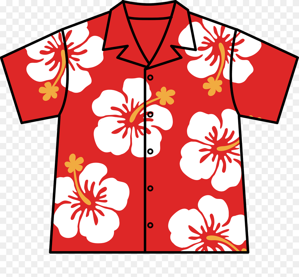 Aloha Shirt Clipart, Flower, Plant, Hibiscus, Clothing Free Png Download