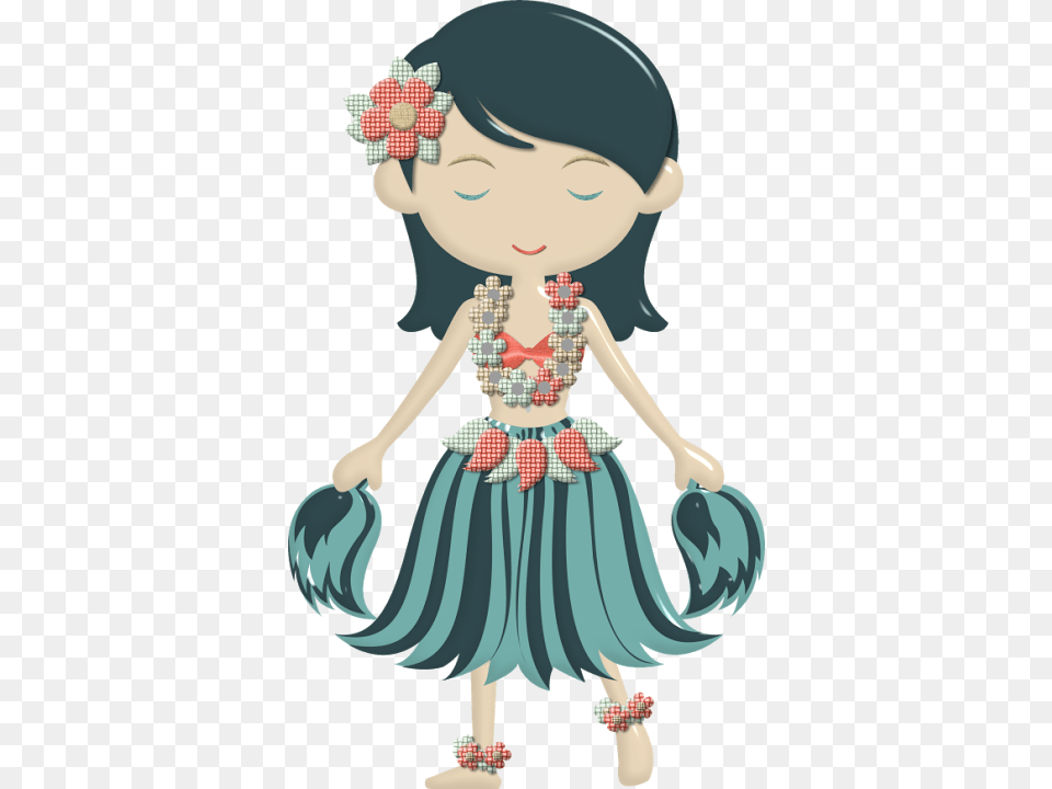 Aloha Tropical Cards Hawaiian Girl Cartoon, Baby, Person, Face, Head Free Transparent Png