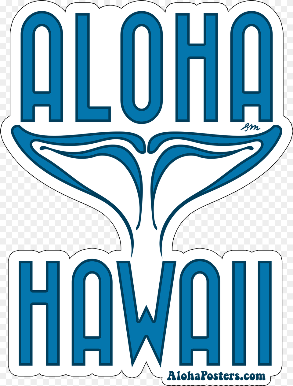 Alohaposters Aloha Whale Tail Sticker Graphic Design, Advertisement, Logo, Poster, Book Free Png