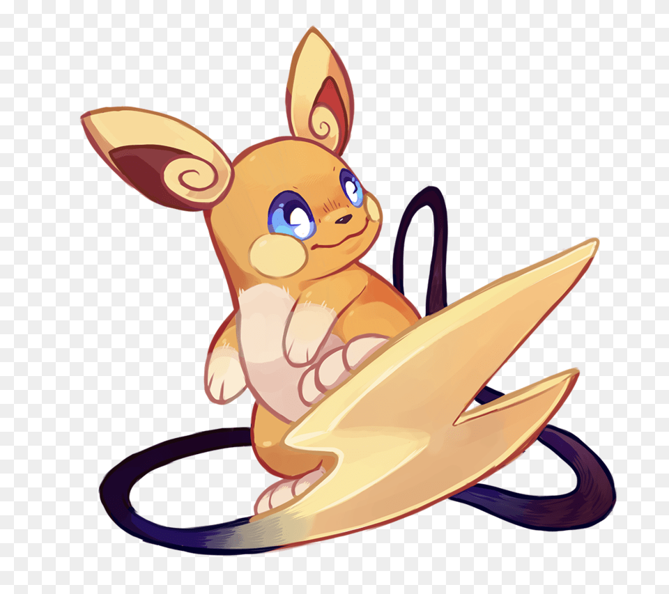 Alola Raichu, Cartoon, Animal Png Image