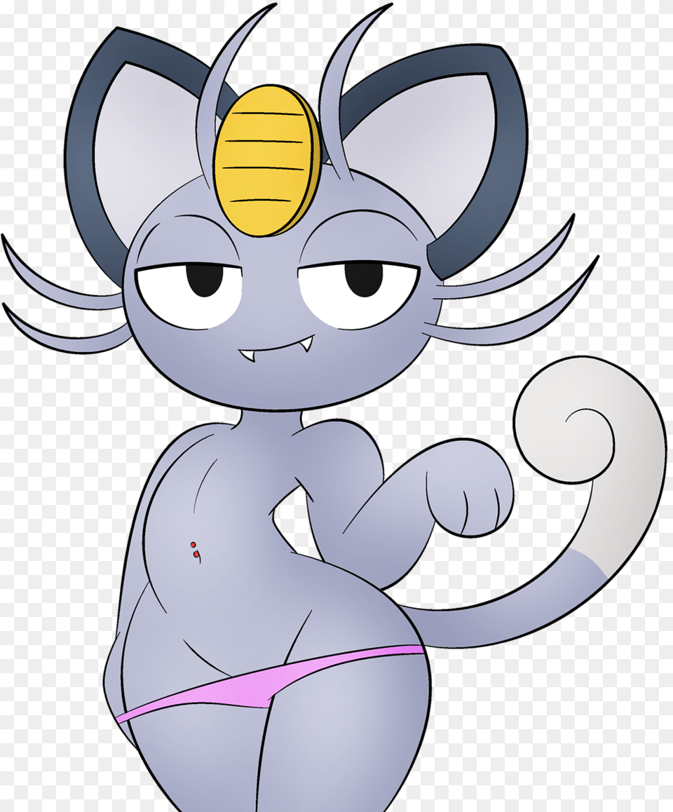 Alolan Meowth Anthro, Cartoon, Baby, Person, Face Png