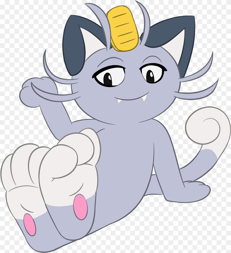 Alolan Meowths Paws Digital Art, Baby, Person, Cartoon, Face Free Png Download