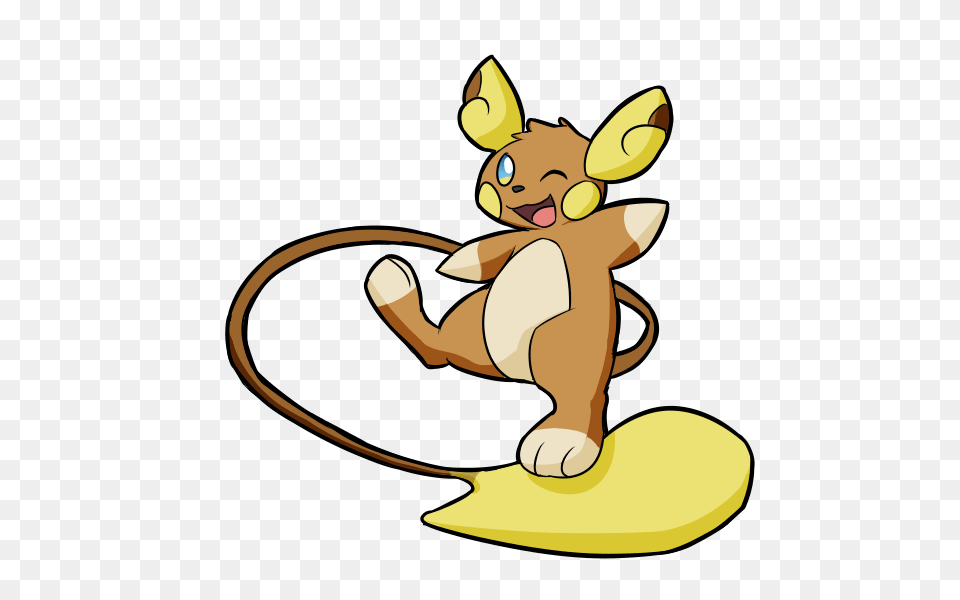 Alolan Raichu, Cartoon, Animal, Bear, Mammal Free Png Download