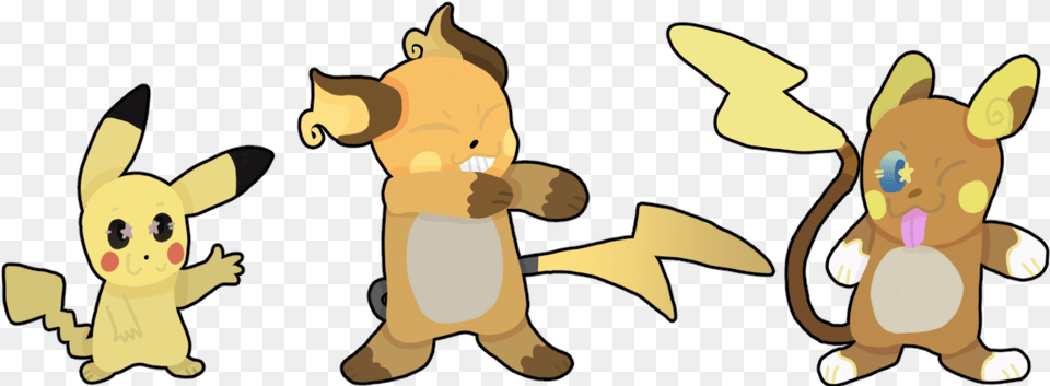 Alolan Raichu, Animal, Bear, Mammal, Wildlife Png Image