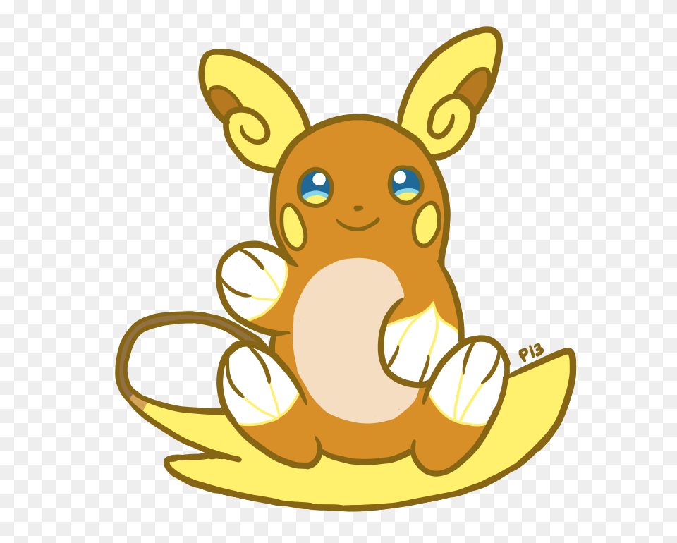 Alolan Raichu Pokemon Sun And Moon, Animal, Mammal Free Png