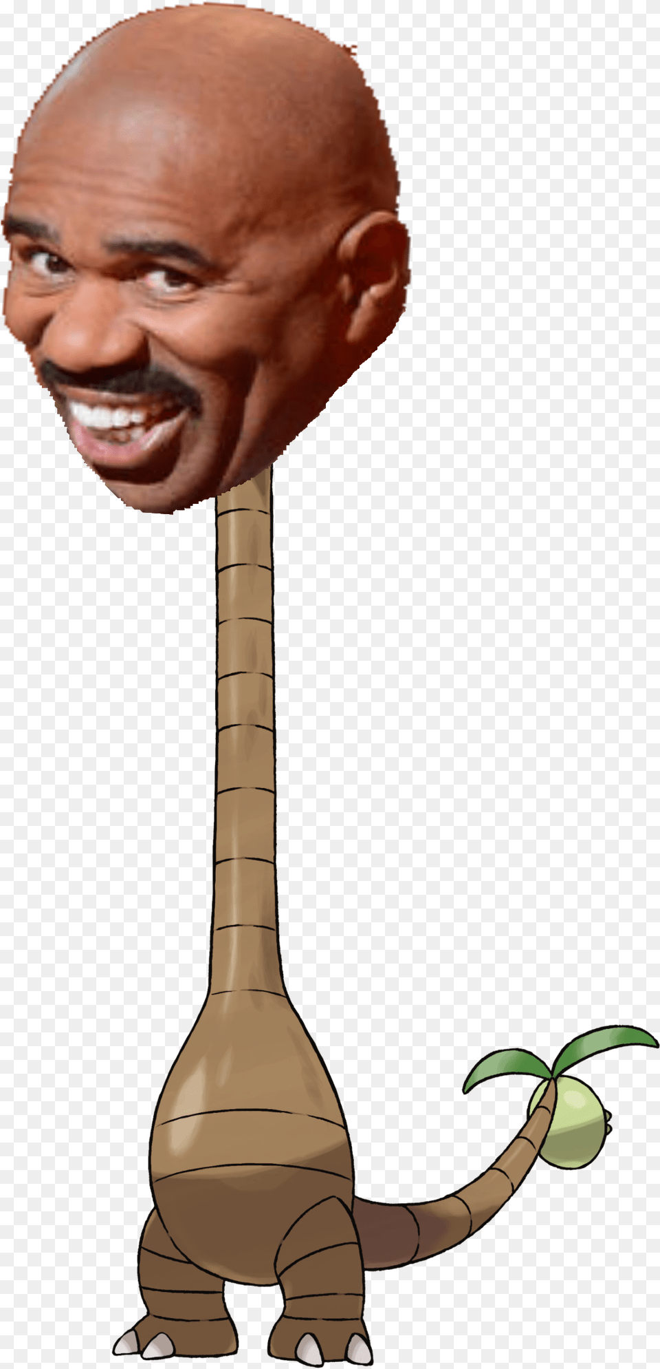 Alolan Steve Harvey Pokemon Exeggutor, Head, Person, Face, Adult Png Image