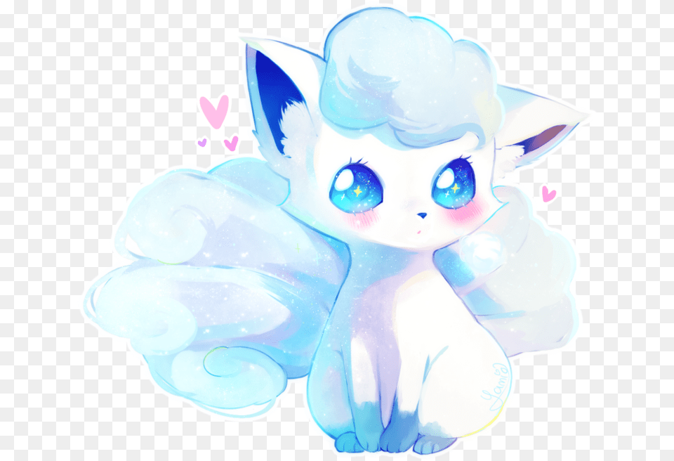Alolan Vulpix Background, Baby, Person, Ice, Art Free Png