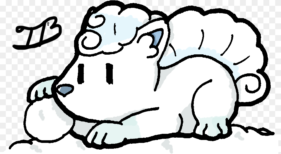 Alolan Vulpix Entry By Tijuana Cartoon, Baby, Person, Face, Head Png Image