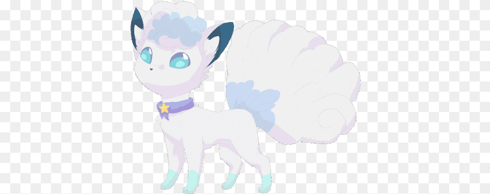 Alolan Vulpix Tween Animation Alolan Vulpix Gif Baby, Person, Face, Head Free Transparent Png