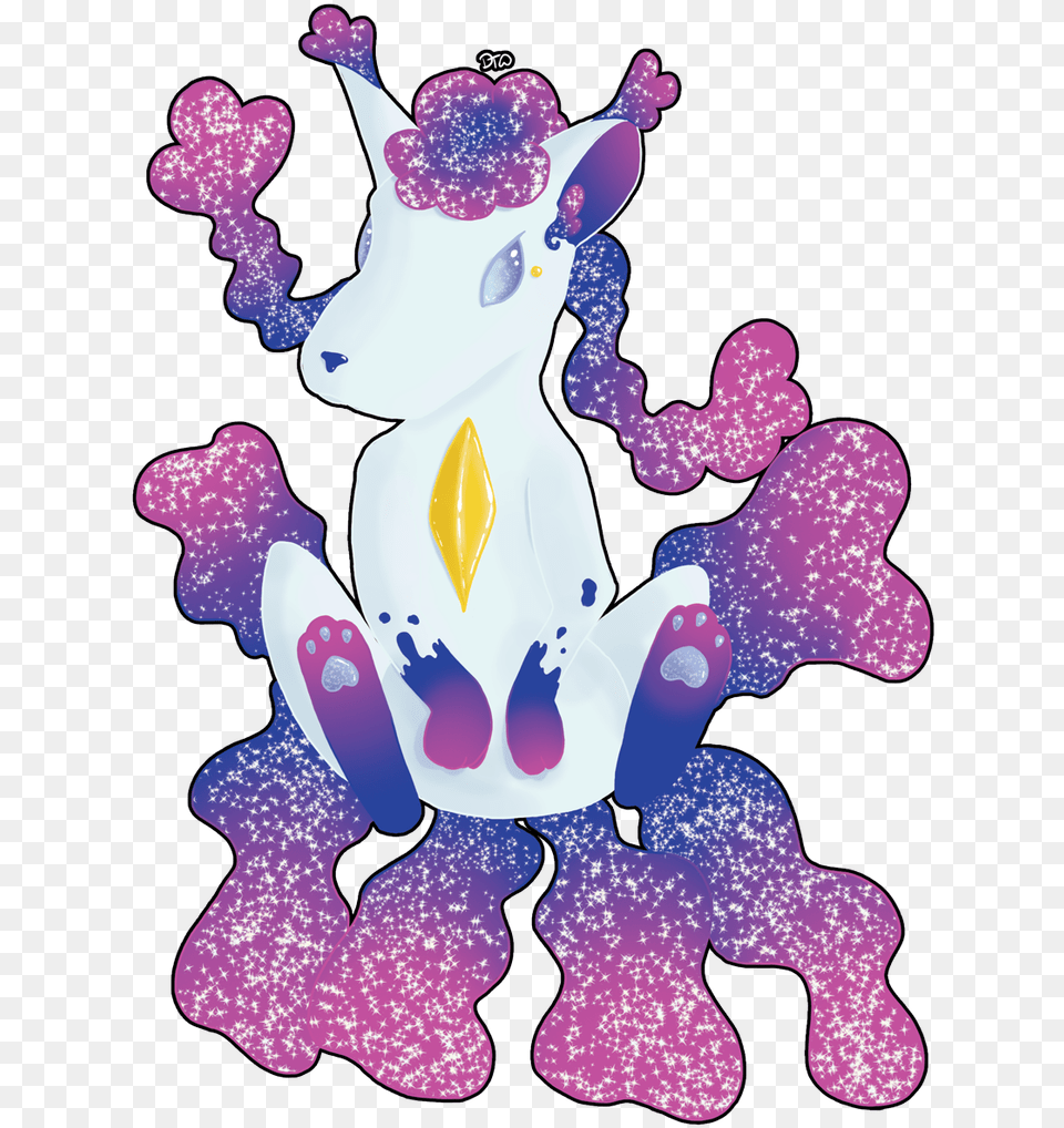Alolan Vulpix X Cosmog, Purple, Outdoors, Baby, Person Png