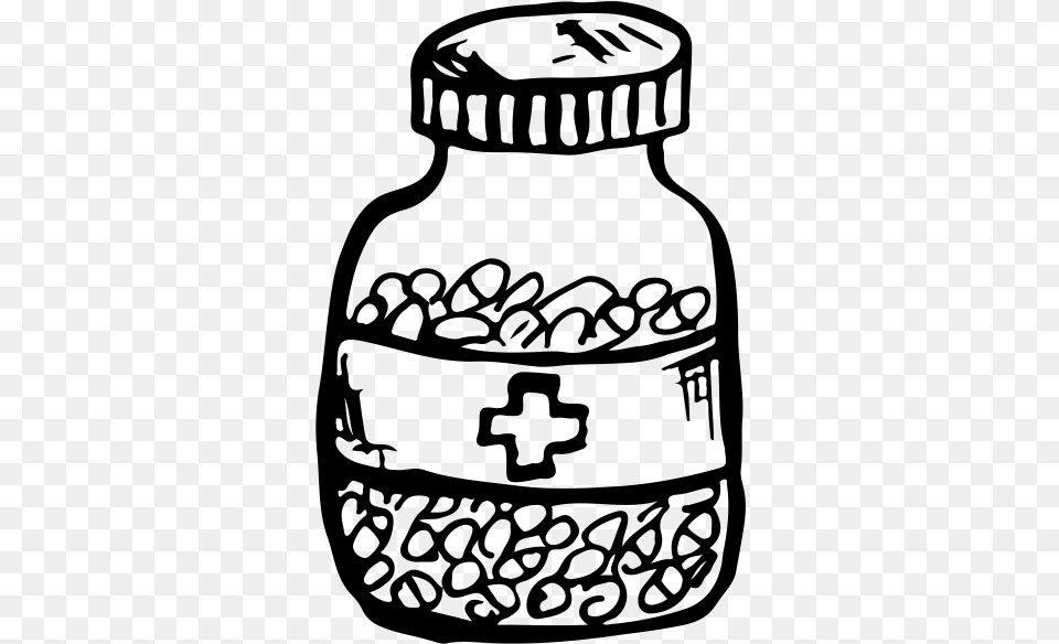 Aloma Pill Bottle Icon Pill Bottle Doodle Transparent, Gray Png Image