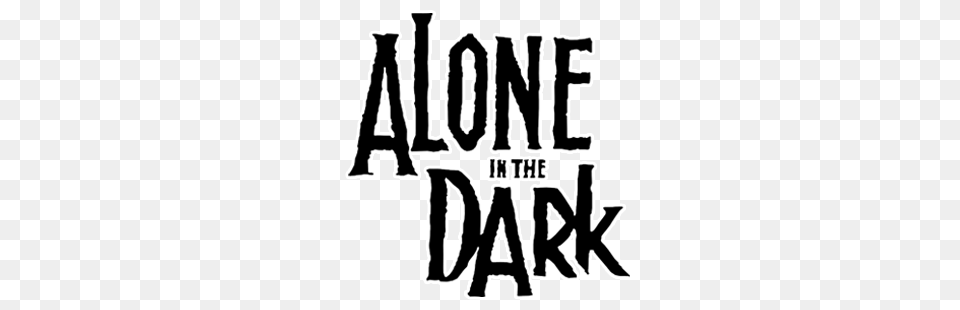 Alone In The Dark, Stencil, City, Text, Person Free Transparent Png