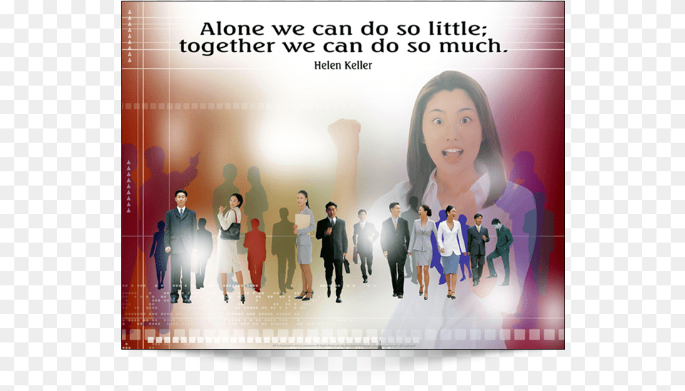 Alone We Can Do So Little Importance Human Resource Planning, Advertisement, Poster, Person, Adult Png