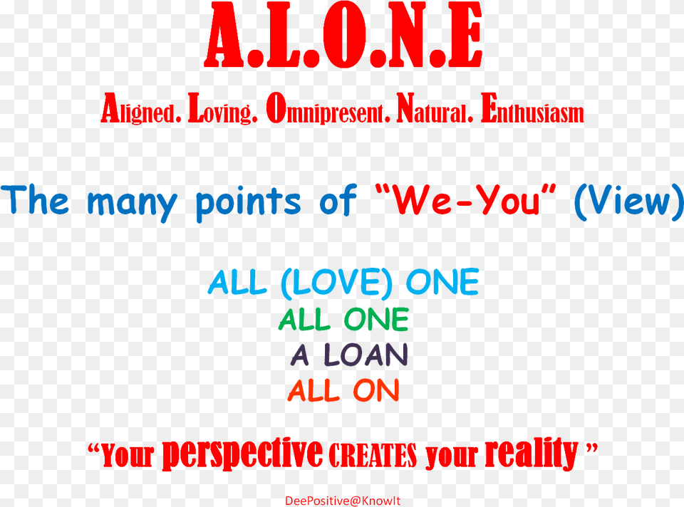 Alone Word, Text Free Png