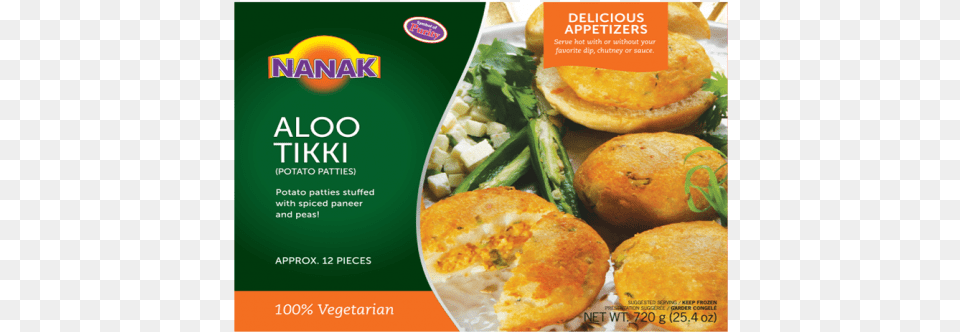Aloo Tikki Nanak Nanak Aloo Tikki, Advertisement, Poster, Bread, Food Free Png Download
