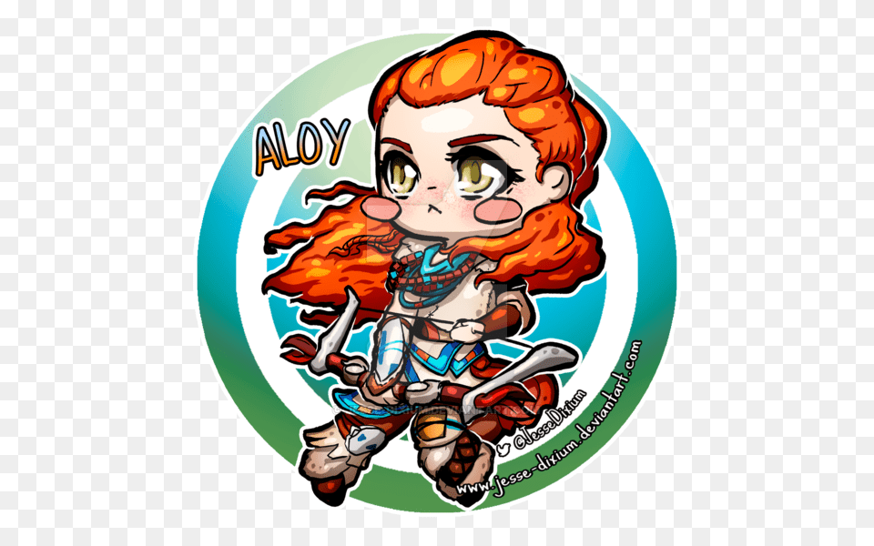 Aloy, Book, Comics, Publication, Sticker Free Png