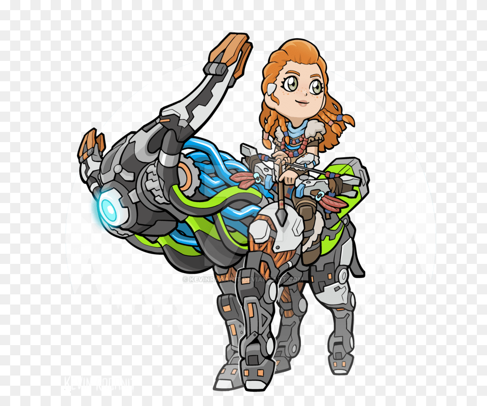 Aloy And Broadside, Art, Graphics, Book, Comics Png