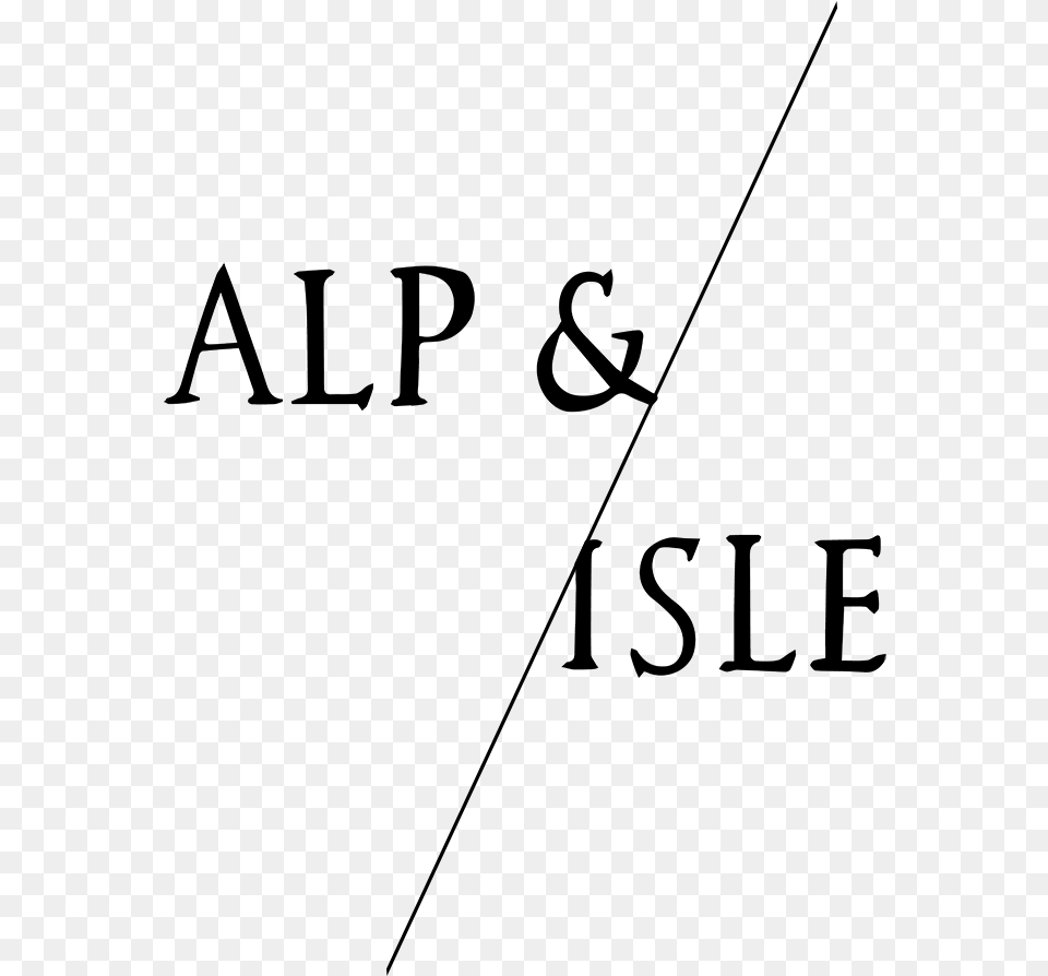 Alp Calligraphy, Gray Png