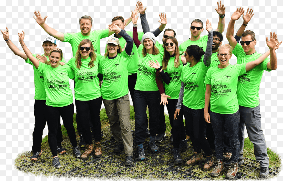 Alpaca Expeditions Tour Group, T-shirt, Clothing, Person, People Free Transparent Png