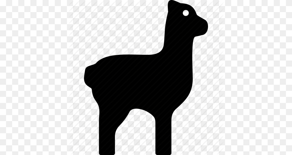 Alpaca Glama Lama Llama Icon, Animal, Deer, Mammal, Wildlife Png Image