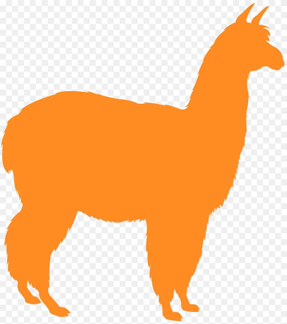 Alpaca Silhouette, Animal, Mammal, Llama, Horse Free Transparent Png