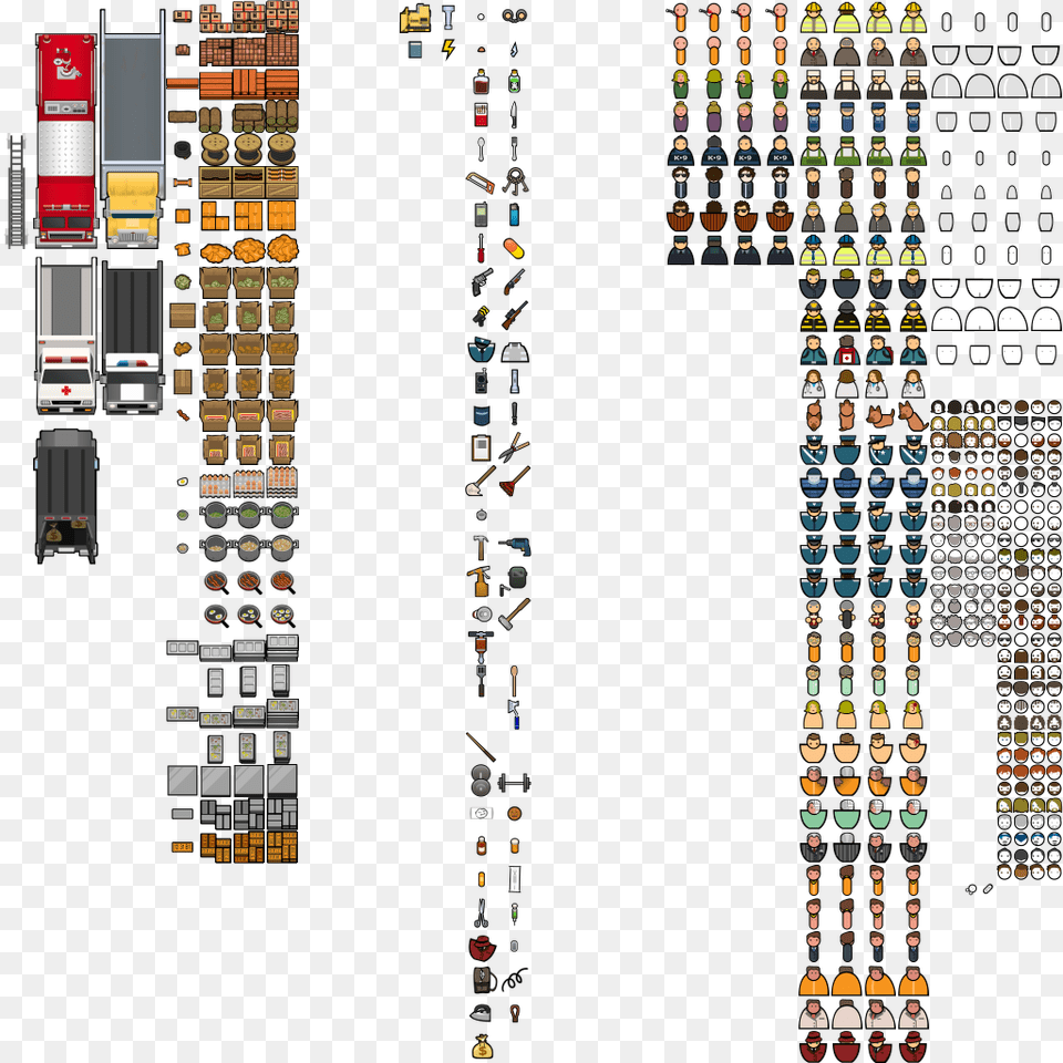 Alpha 11 Image Ideas Prison Architect Sprite Sheet, City, Urban, Text, Indoors Png