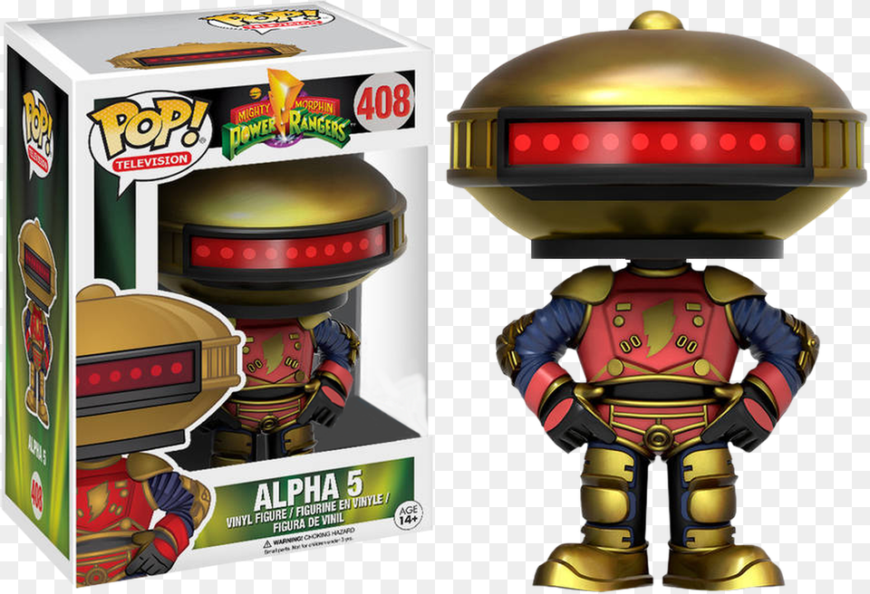 Alpha 5 Us Exclusive Pop Vinyl Figure Alpha 5 Funko Pop, Robot, Baby, Person Png