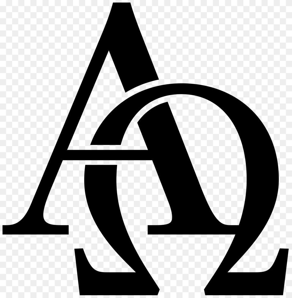 Alpha And Omega, Gray Png